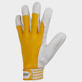 Gmaterial textilN Mănuși din piele și material textil GILT 4
