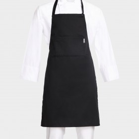 Șorț cu pieptar COOK NEGRU 1