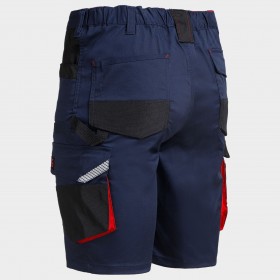 Pantaloni scurți de lucru Kastor Stretch DARK BLUE/RED 4