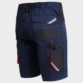 Pantaloni scurți de lucru Kastor Stretch DARK BLUE/RED 5
