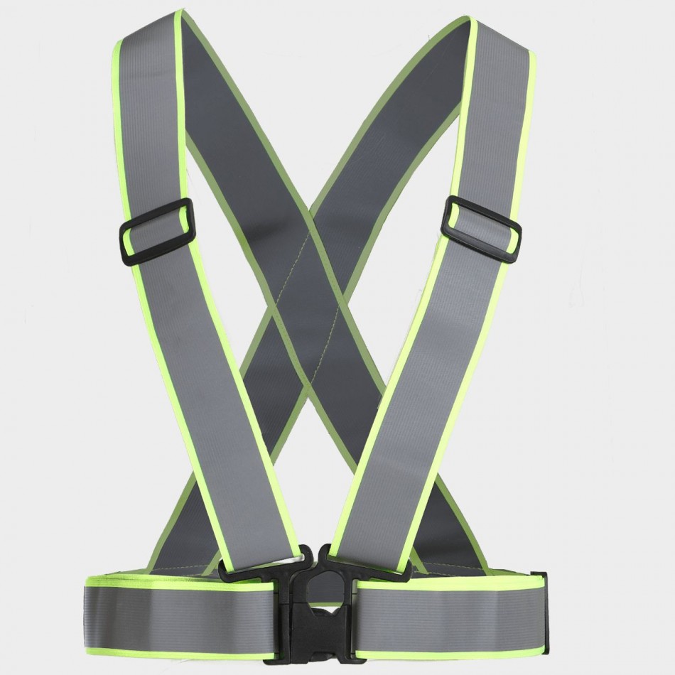 Centură reflectorizantă tip ham STENSO REFLECTIVE ELASTIC 2.0 HV YELLOW