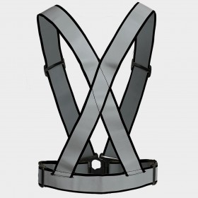 Centură reflectorizantă tip ham STENSO REFLECTIVE ELASTIC 2.0 HV BLACK 2
