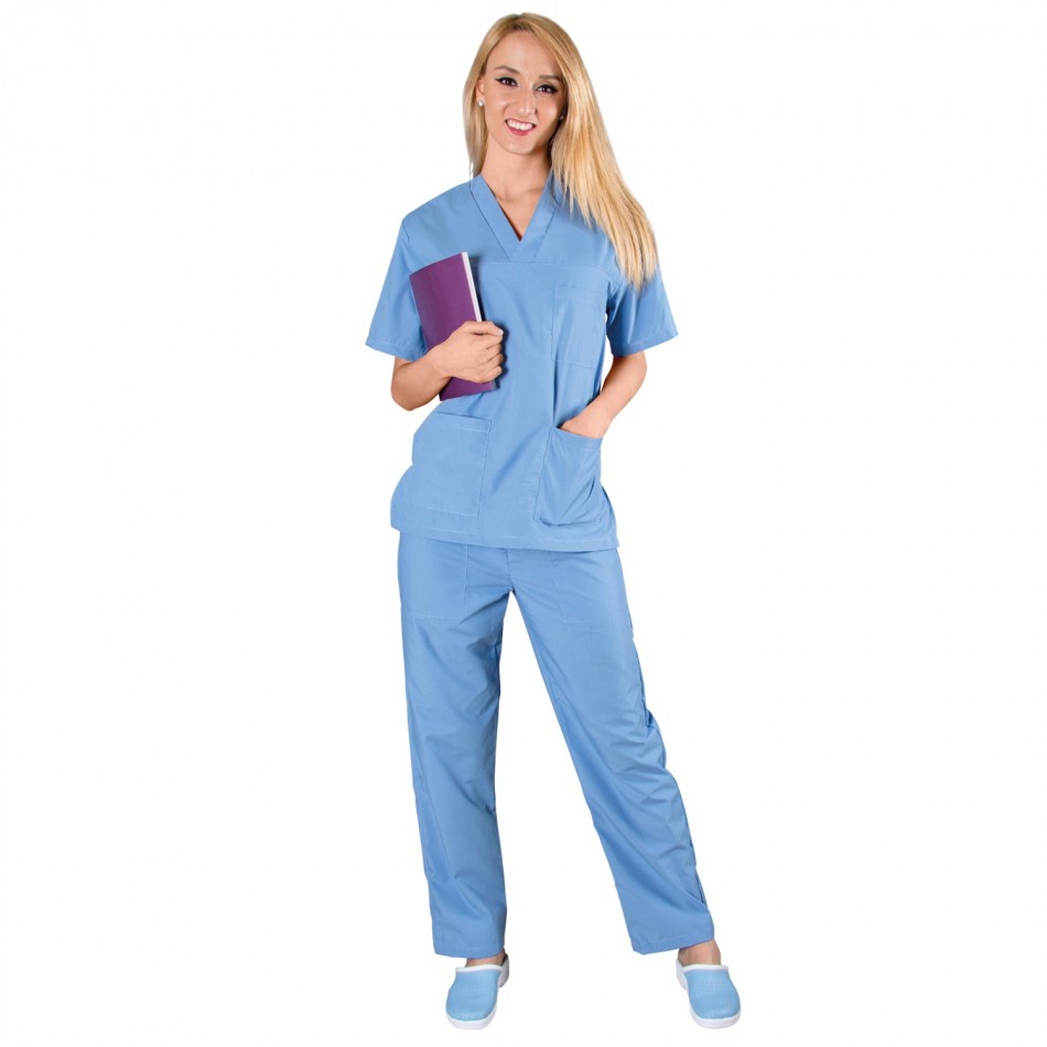MK3 LIGHT BLUE Medical tunic with pants