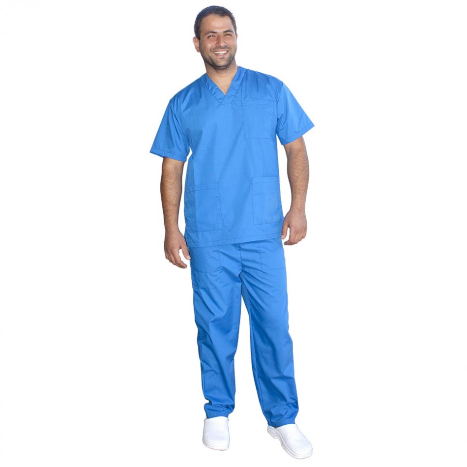 MK3 BLUE Medical tunic with pants