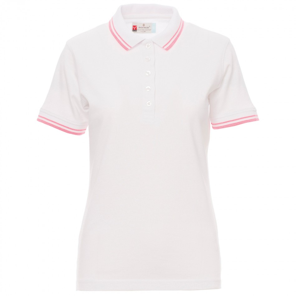 Tricou polo de damă PAYPER SKIPPER ALB