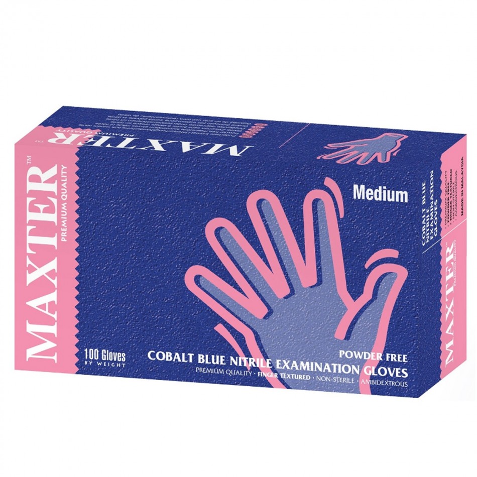 MAXTER NITRILE PF Disposable nitrile gloves