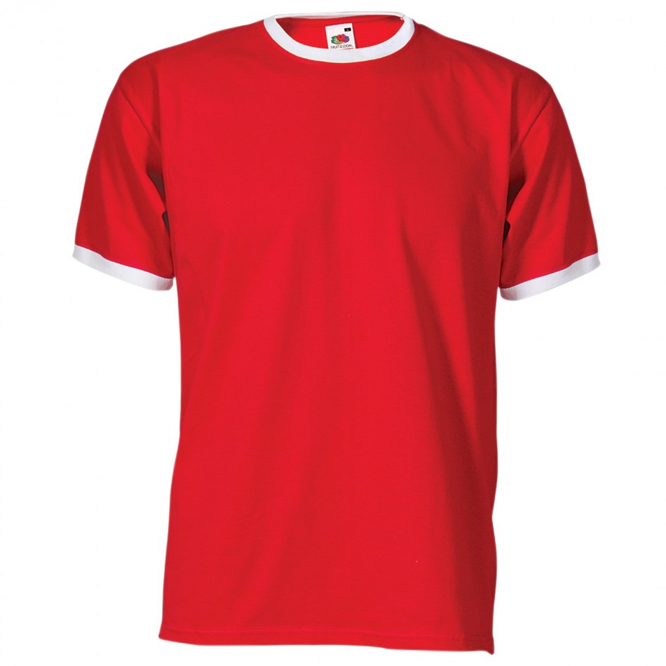 RINGER TEE RED T-shirt