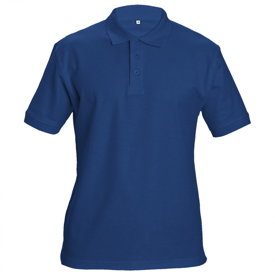 Tricou cu guler SIFAKA ALBASTRU MARIN