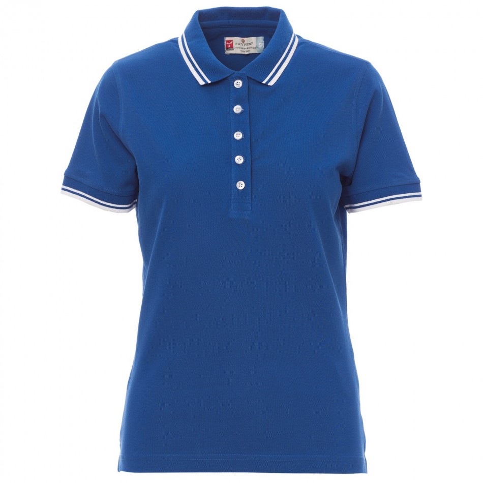 Tricou polo pentru femei PAYPER SKIPPER ALBASTRU REGAL