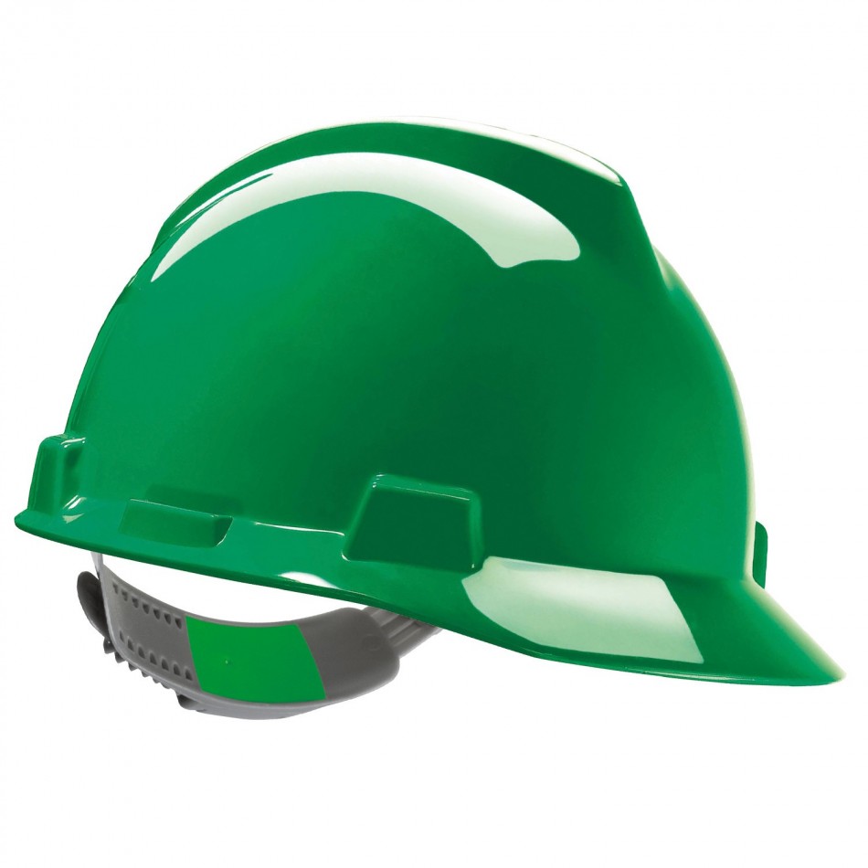 Cască de protecție, rezistență dielectrică 1000V V-GARD VERDE