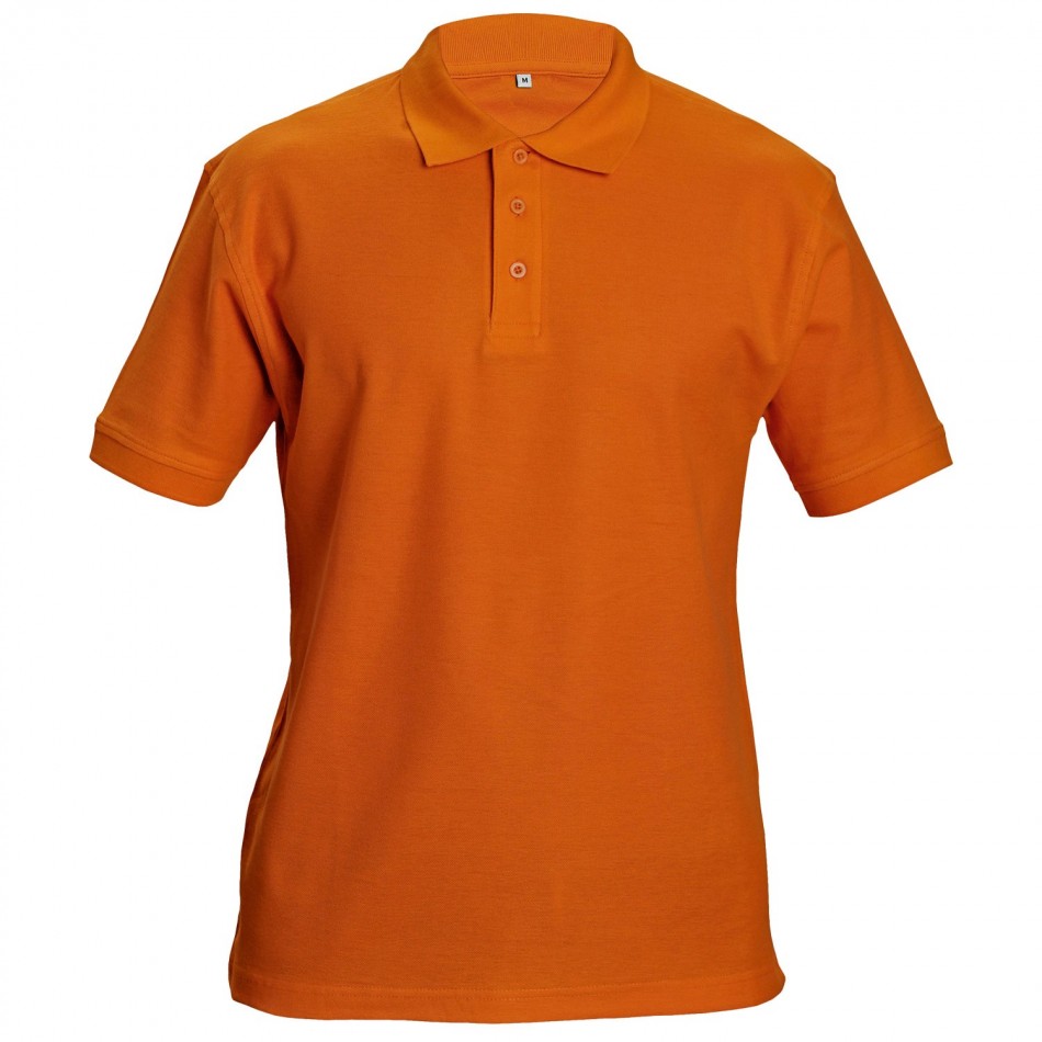Tricou cu guler SIFAKA PORTOCALIU