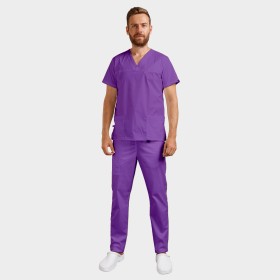Pantaloni medicali TONY VIOLET ÎNCHIS 7