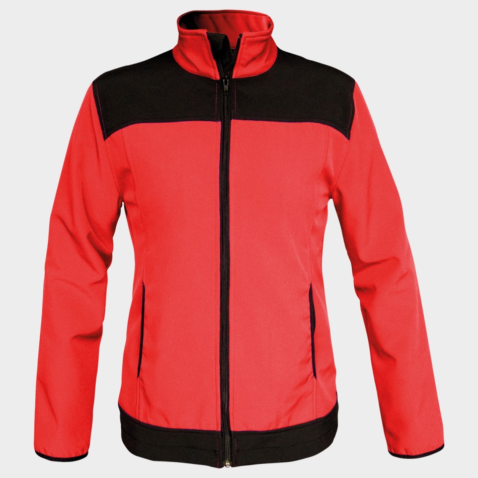 Jachetă softshell pentru femei VIVID ROȘU