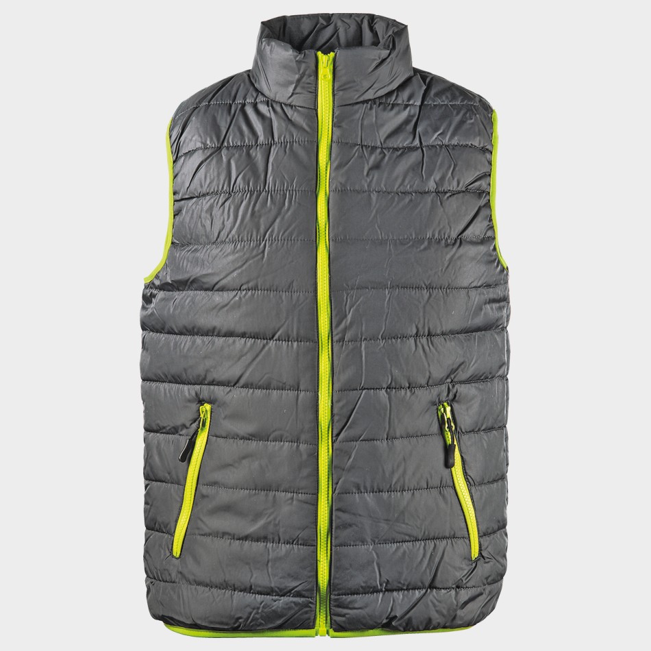 Vestă pentru bărbați SPEEDY DARK GRI/VERDE