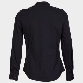 Cămașă pentru femei cu stand guler VELILLA NEGRU 2