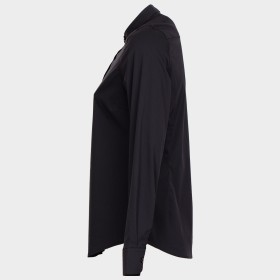 Cămașă pentru femei cu stand guler VELILLA NEGRU 3