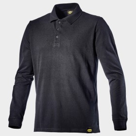 POLO ML ATLANTIS II BLACK Long sleeve polo t-shirt 1