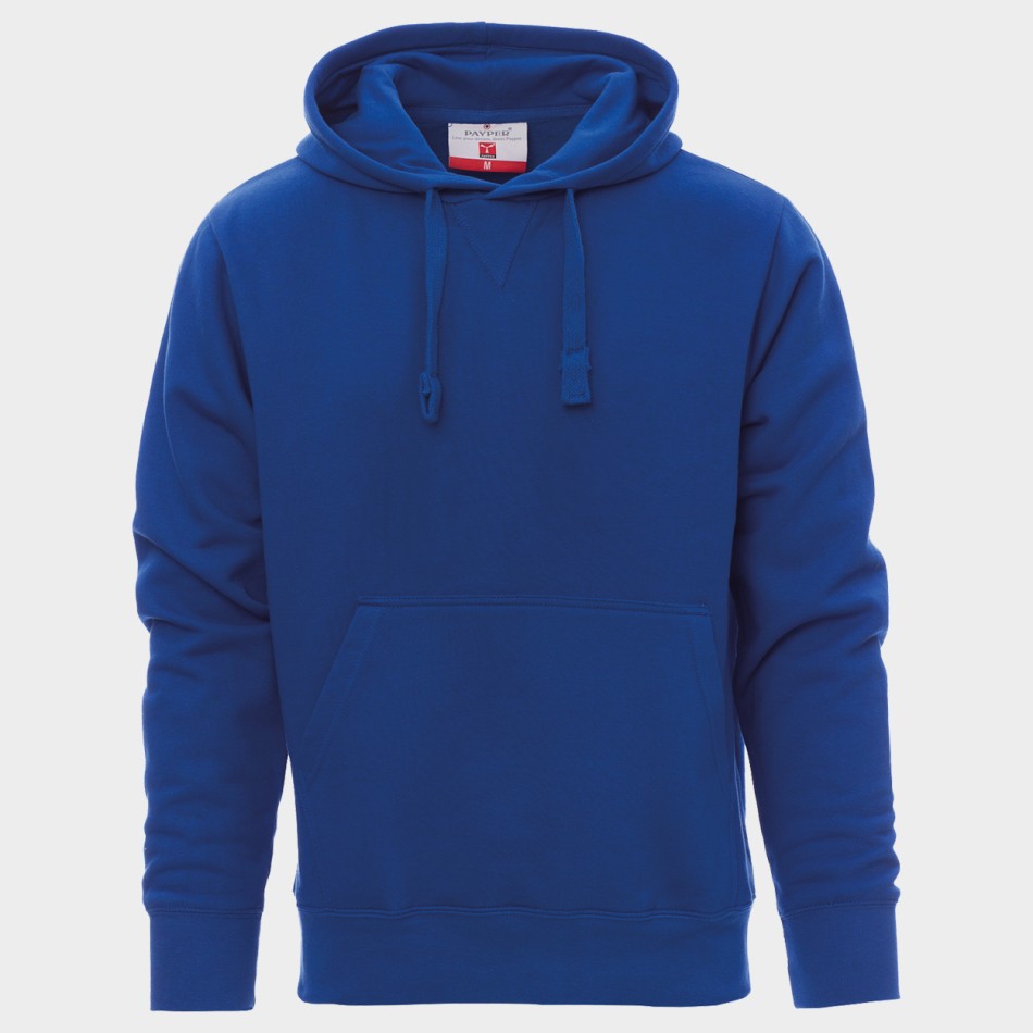 PAYPER TORONTO ROYAL BLUE Hooded long sleeve t-shirt
