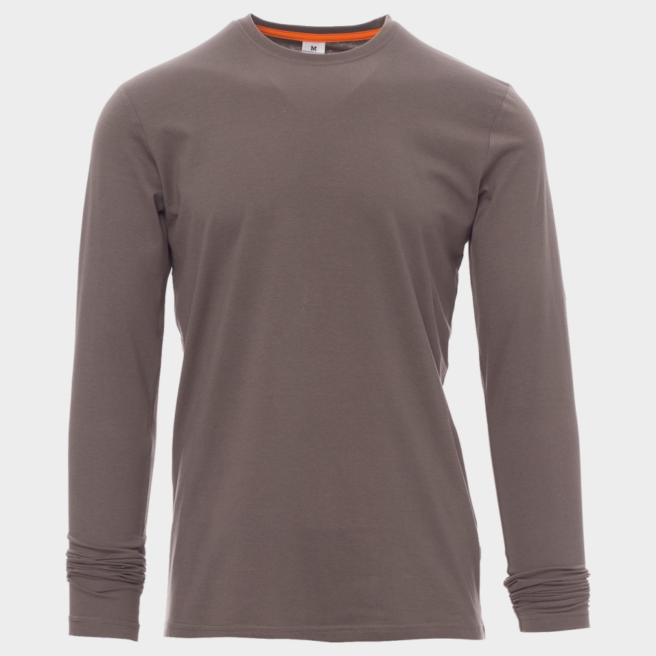 Tricou cu mânecă lungă PAYPER PINETA GRI INCHIS