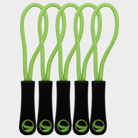 Zipper puller VERDE 5 buc