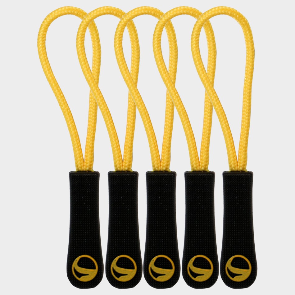 Zipper puller GALBEN 5 buc