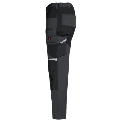 Παντελόνι εργασίας KASTOR MECHANICAL STRETCH GREY/BLACK