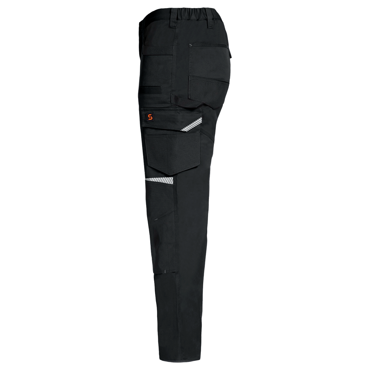 Παντελόνι εργασίας KASTOR MECHANICAL STRETCH BLACK/BLACK