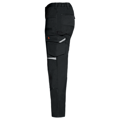Παντελόνι εργασίας KASTOR MECHANICAL STRETCH BLACK/BLACK