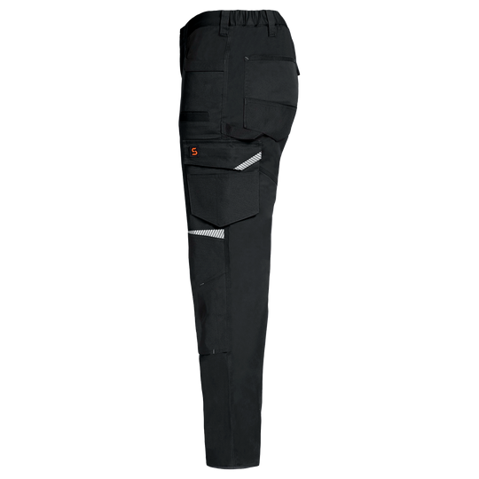 Παντελόνι εργασίας KASTOR MECHANICAL STRETCH BLACK/BLACK