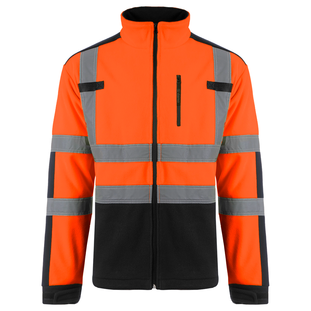Hanorac de Lucru NOBEL HV FLEECE ORANGE/BLACK
