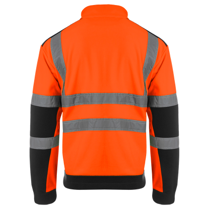 Hanorac de Lucru NOBEL HV FLEECE ORANGE/BLACK