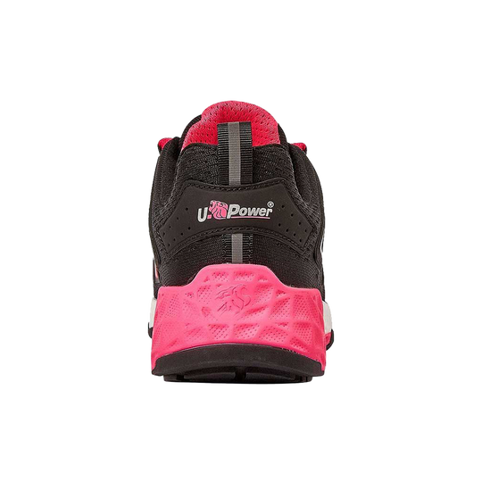 Pantofi de lucru U-POWER BRIENNE ESD S1PS HI HRO FO SR BLACK/PINK
