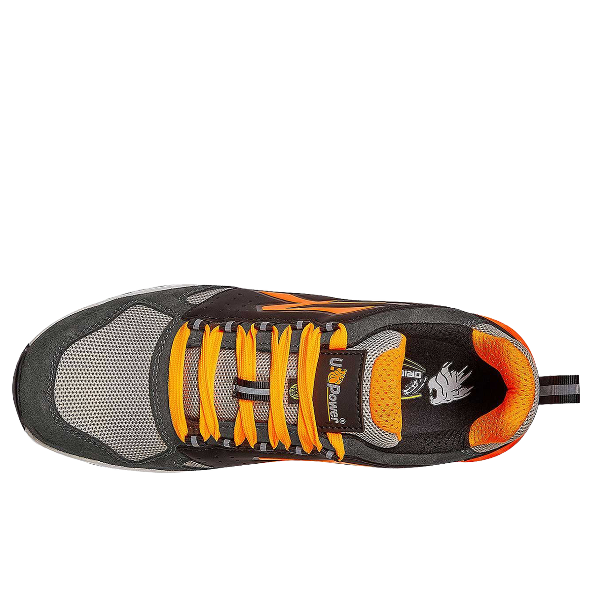 Pantofi de lucru U-POWER JAIME ESD S1PS HI HRO FO SR DARK GREY/ORANGE