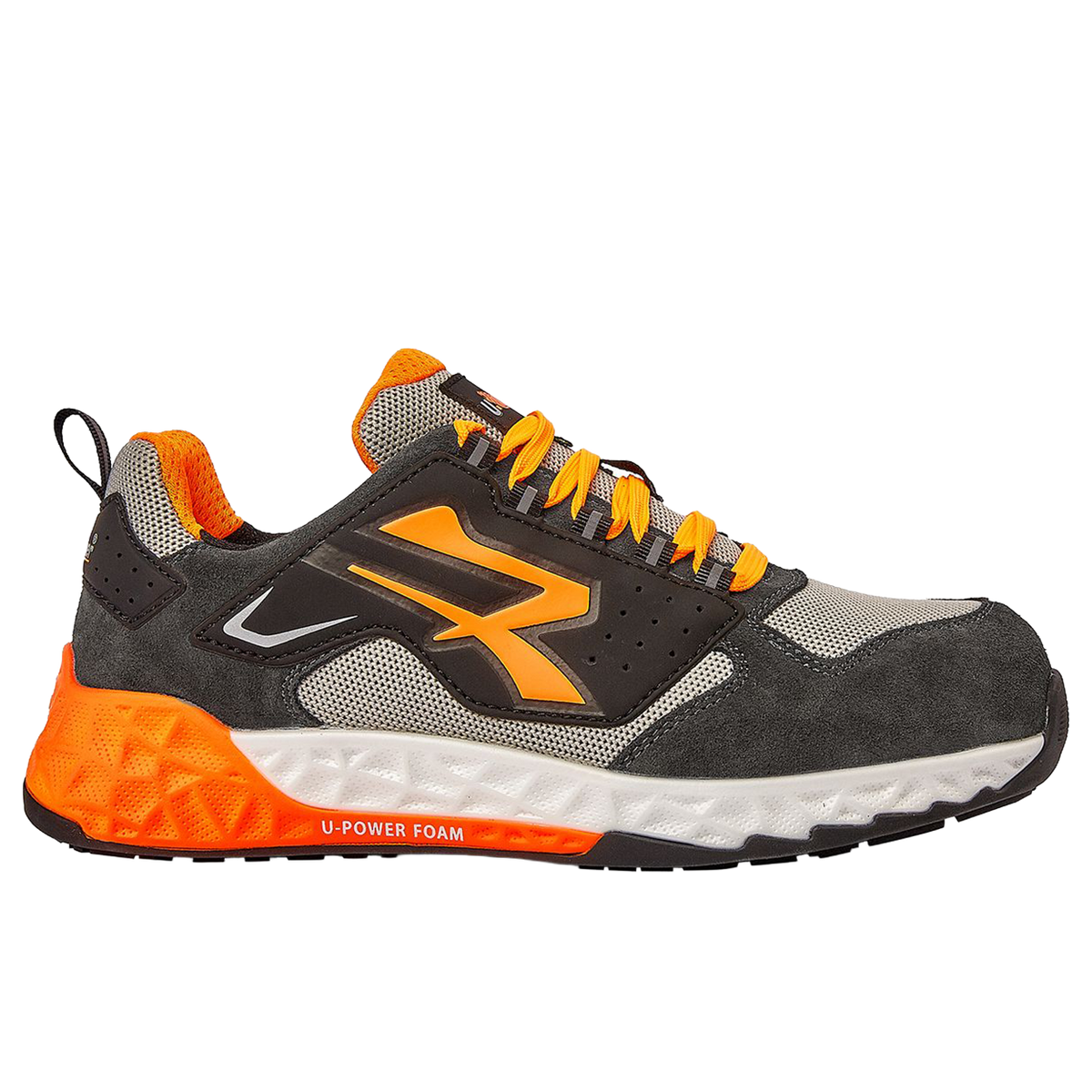 Pantofi de lucru U-POWER JAIME ESD S1PS HI HRO FO SR DARK GREY/ORANGE