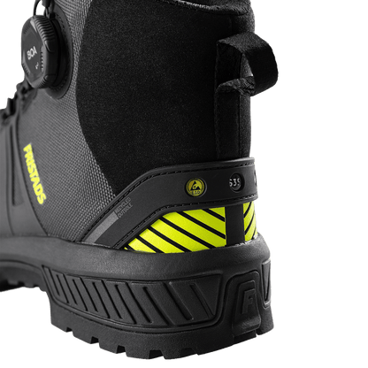 Încălțăminte de protecție FRISTADS ComfortStep S3S ESD GREY/YELLOW