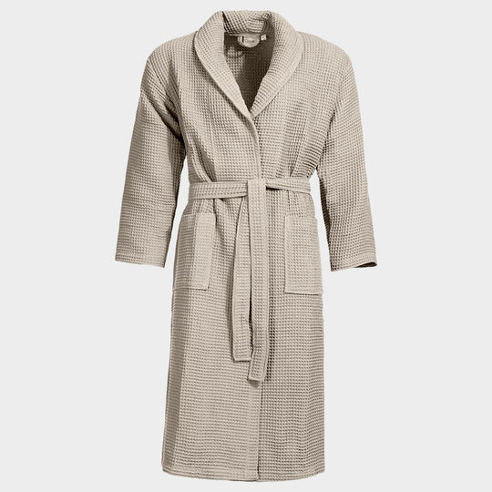 Bathrobe, waffle BU HOTEL ECRU - 1