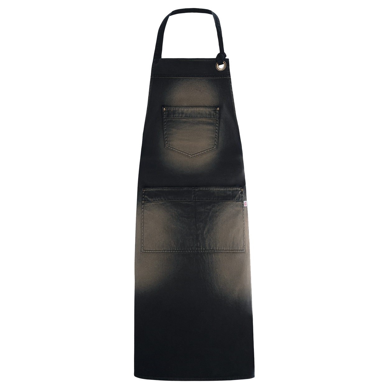 Bib apron DALLAS BLACK