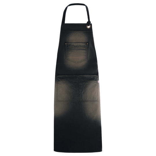 Bib apron DALLAS BLACK