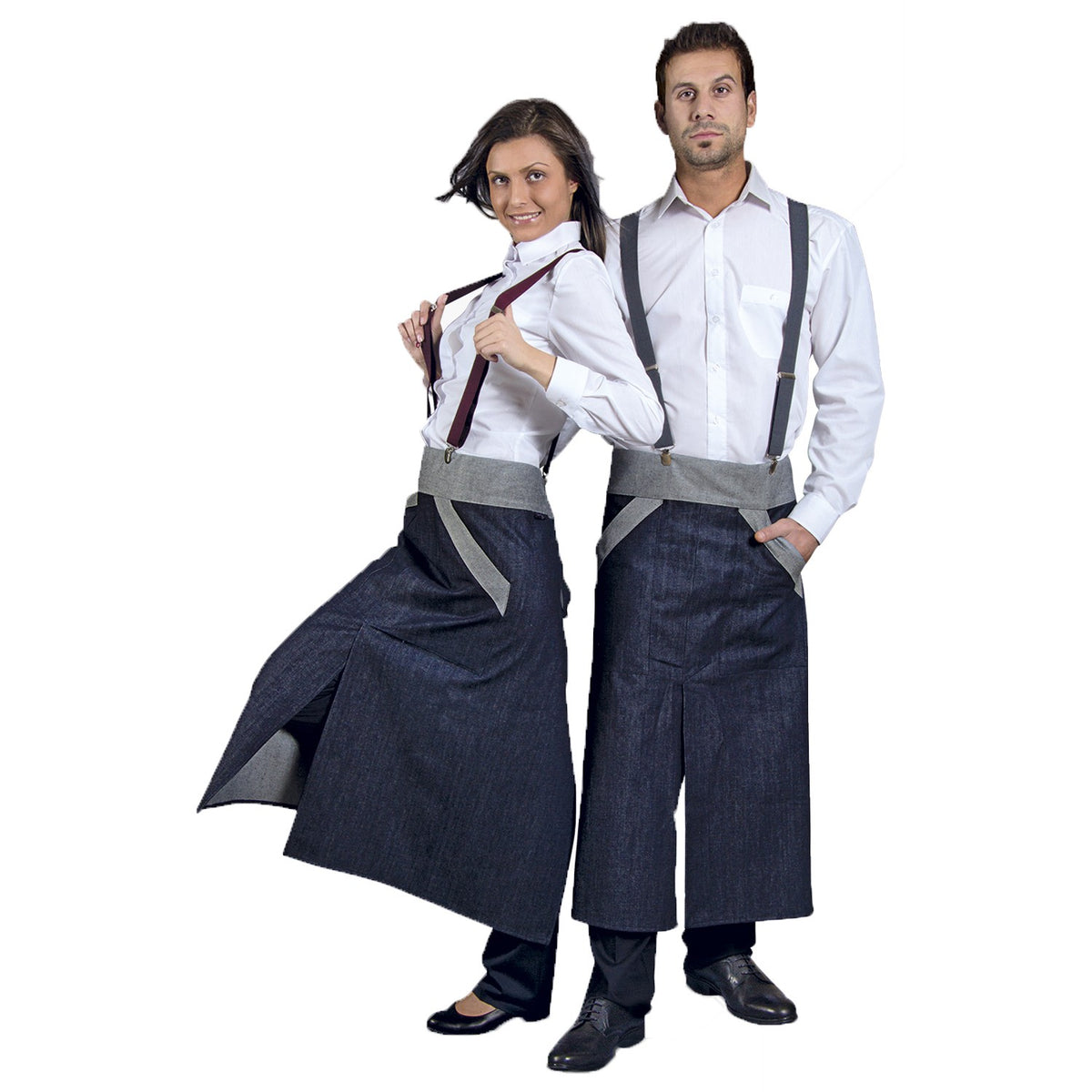 Bib apron DENIM