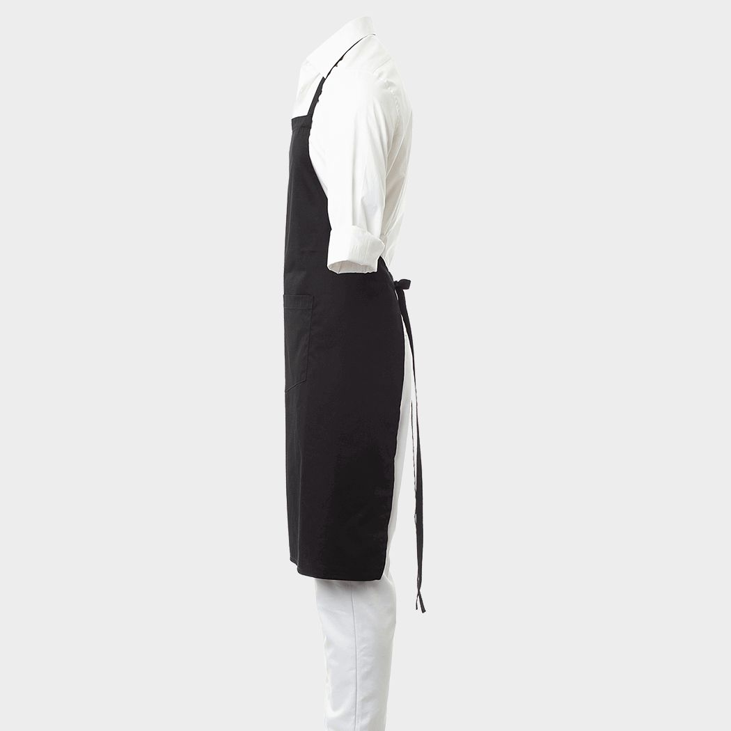 Șorț cu pieptar PAYPER BOUTIQUE BLACK - 3