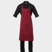 Șorț cu pieptar PAYPER BOUTIQUE BORDEAUX - 1