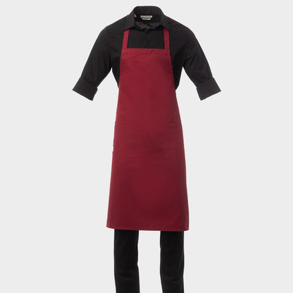 Șorț cu pieptar PAYPER BOUTIQUE BORDEAUX - 1