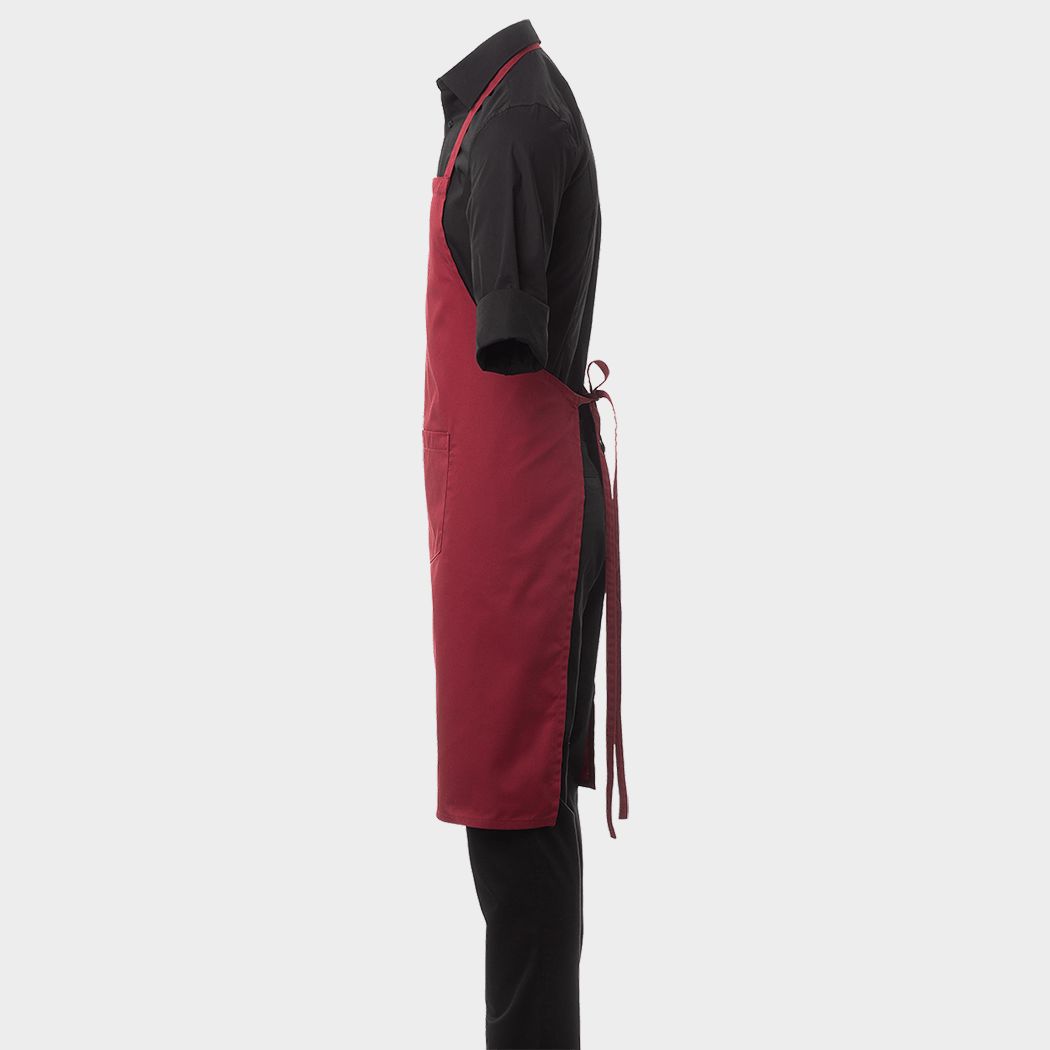 Șorț cu pieptar PAYPER BOUTIQUE BORDEAUX - 3