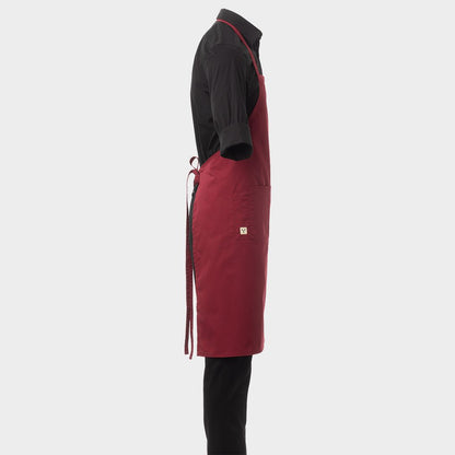 Șorț cu pieptar PAYPER BOUTIQUE BORDEAUX - 4