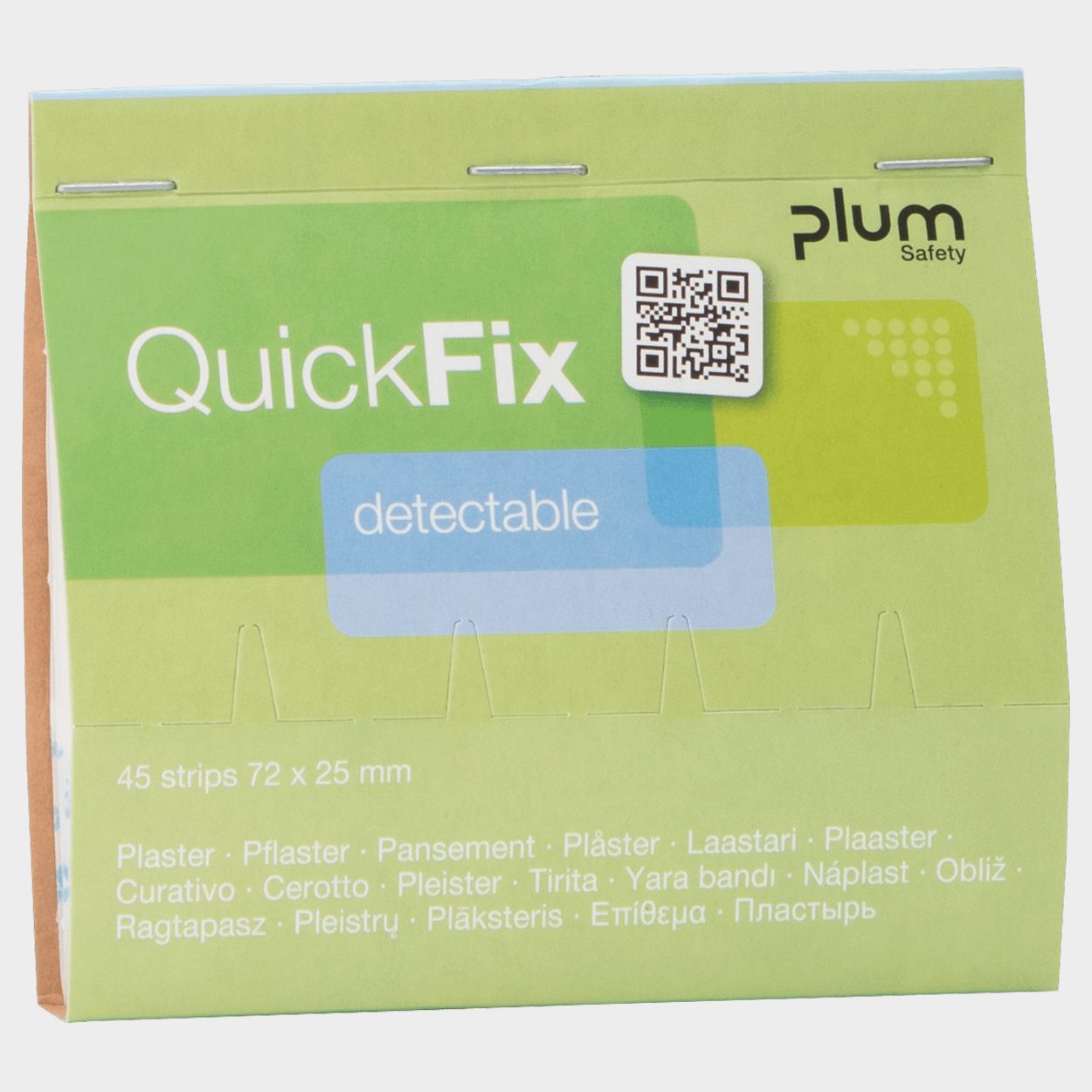 Plasturi detectabili cu inserție metalică PLUM QUICKFIX REFILL - 3
