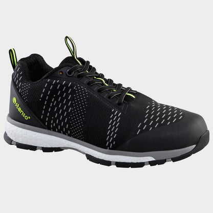Pantofi respirabili REVOLT CROSS BLACK O1 MF ESD SR - 4