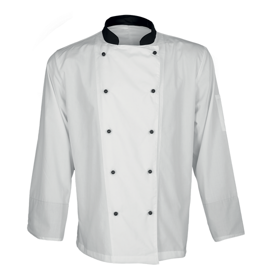 Chef's tunic NAPOLI WHITE/BLACK - 1