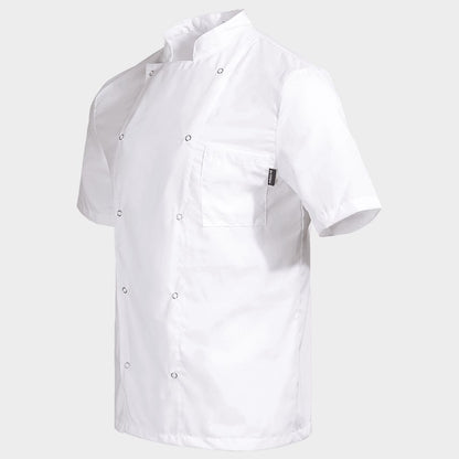 Туника за готвачи с къс ръкав NAPOLI 2.0 WHITE - 3