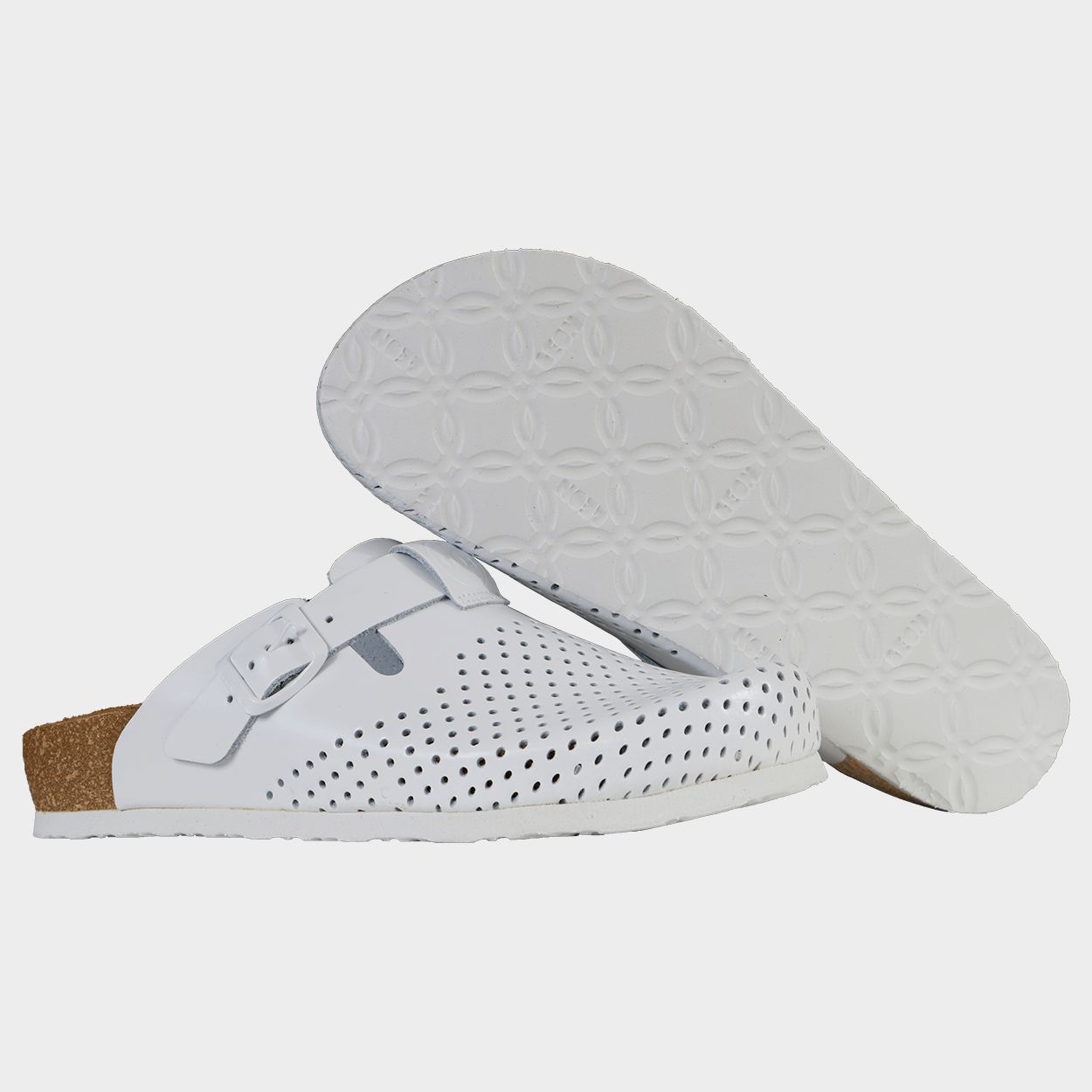 Saboți de damă LEON LADY WHITE - 6