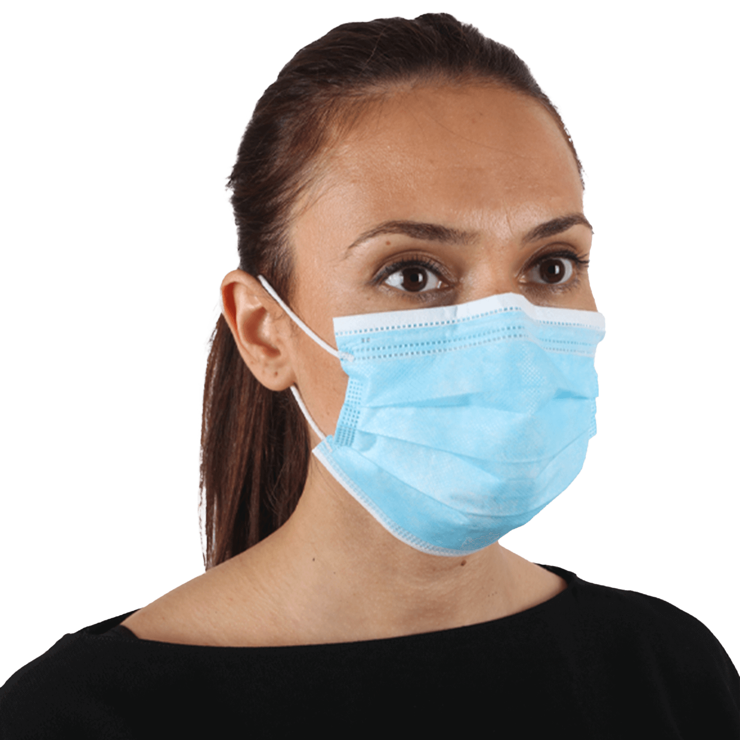 Disposable medical face mask - 50 pcs. SANI EVO BLUE-CN99 - TYPE IIR - - 2
